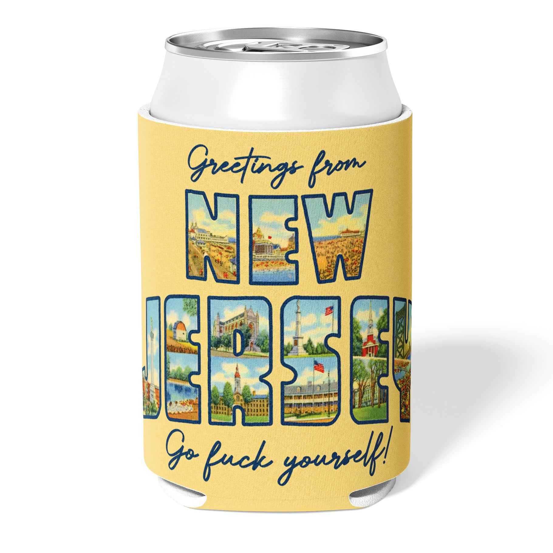 Greetings from "F--k Yourself" Can Cooler