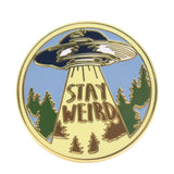 Stay Weird Enamel Pin - True Jersey