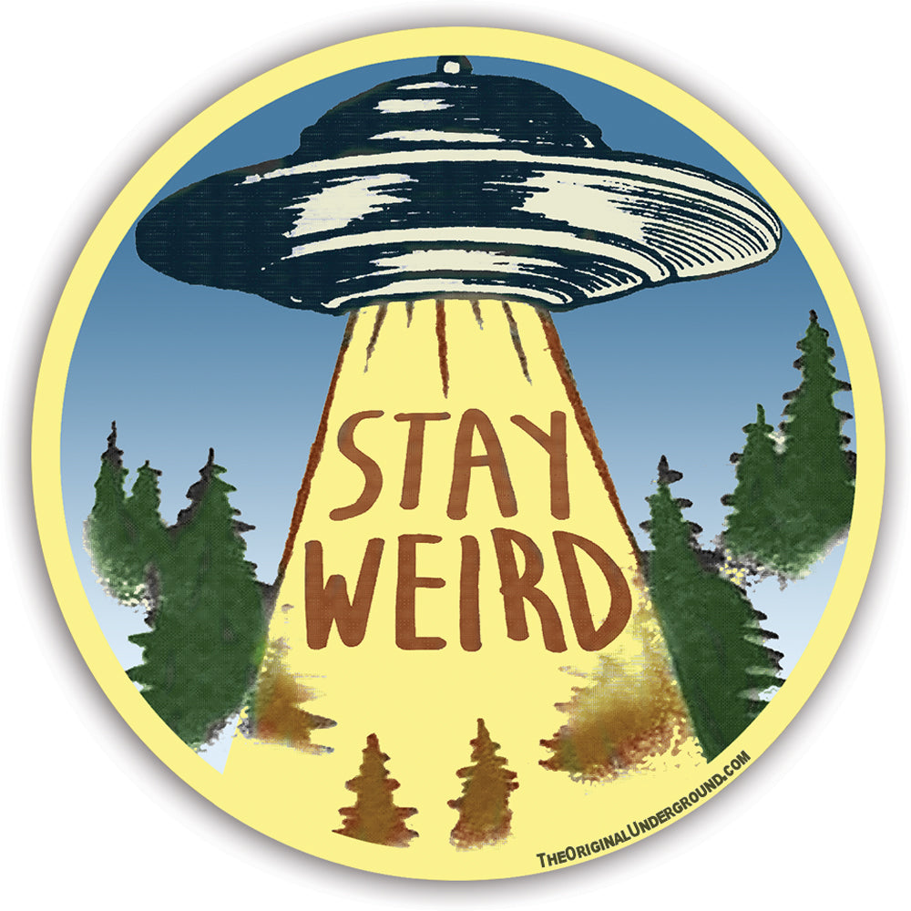 Stay Weird Car Magnet - True Jersey