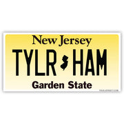 Taylor Ham License Plate Car Magnet - True Jersey
