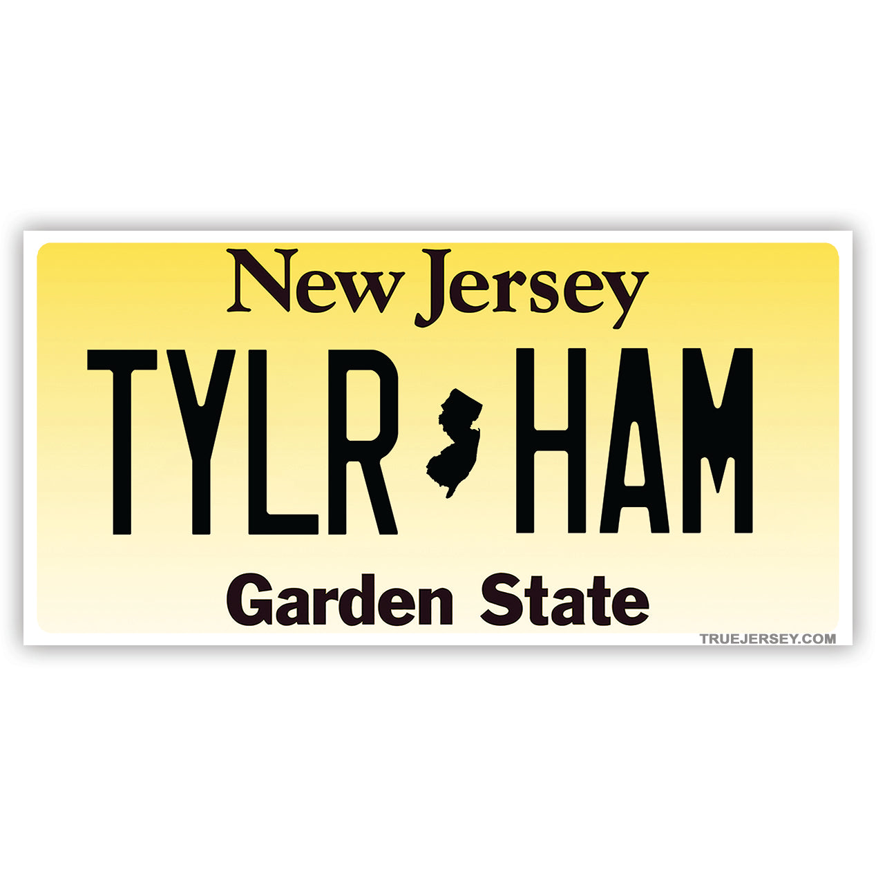 Taylor Ham License Plate Car Magnet - True Jersey