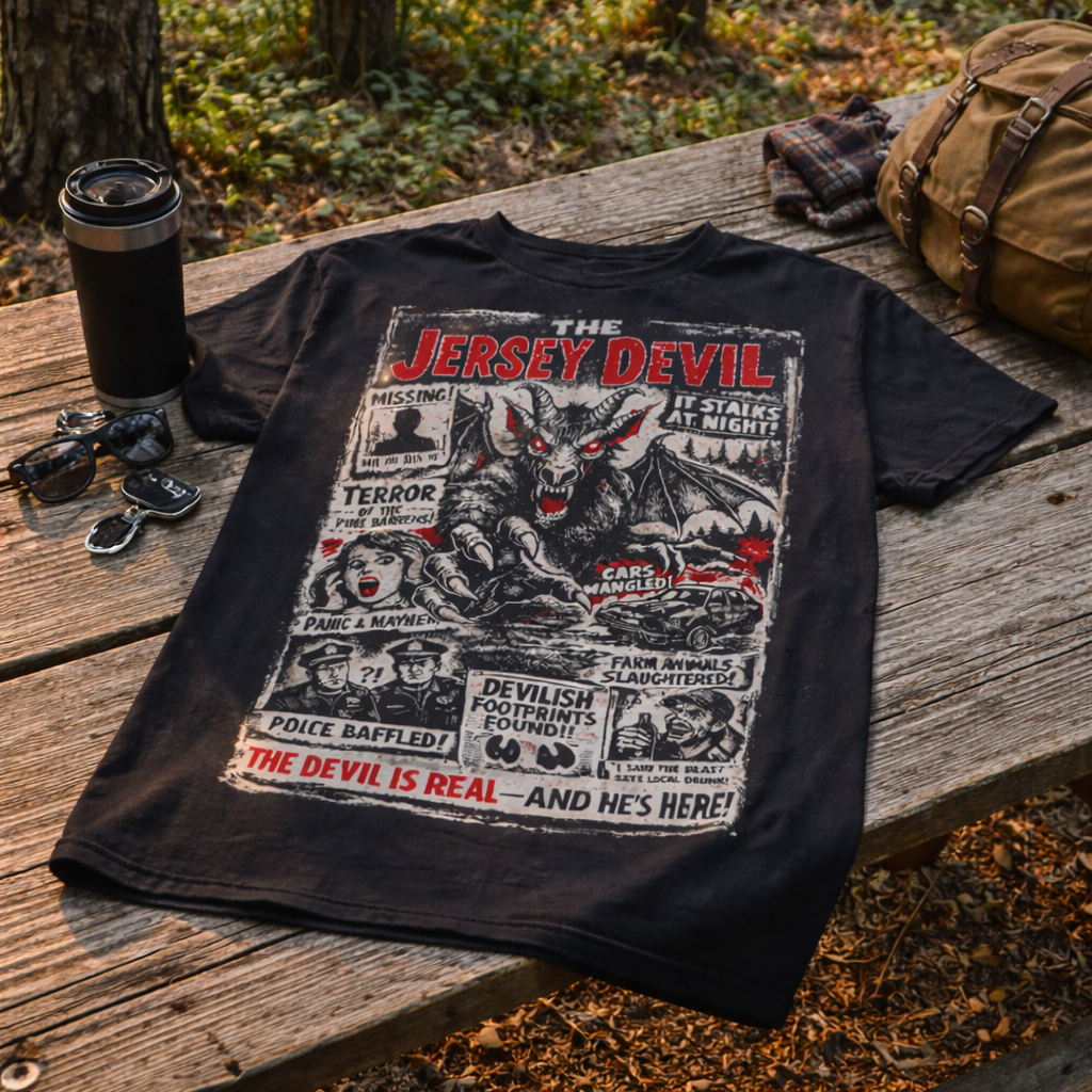 The Jersey Devil: It Stalks at Night T-Shirt - True Jersey