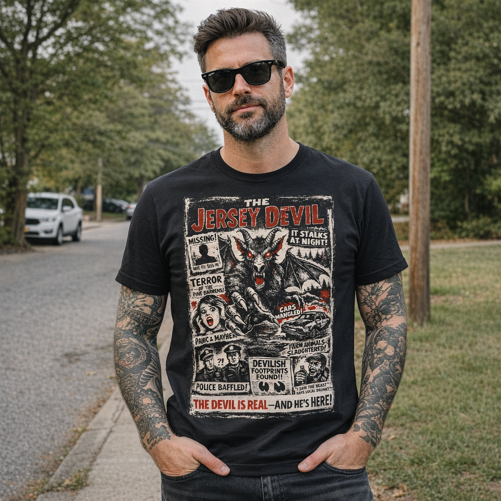The Jersey Devil: It Stalks at Night T-Shirt - True Jersey