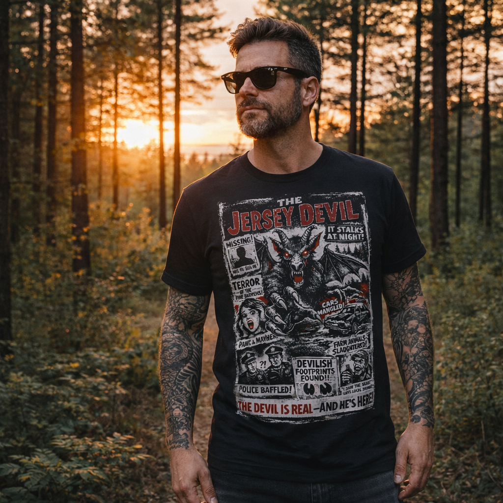 The Jersey Devil: It Stalks at Night T-Shirt - True Jersey