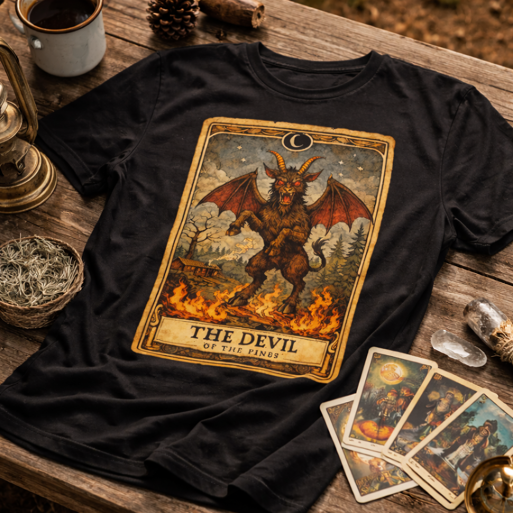 The Jersey Devil Tarot Card T-Shirt - True Jersey