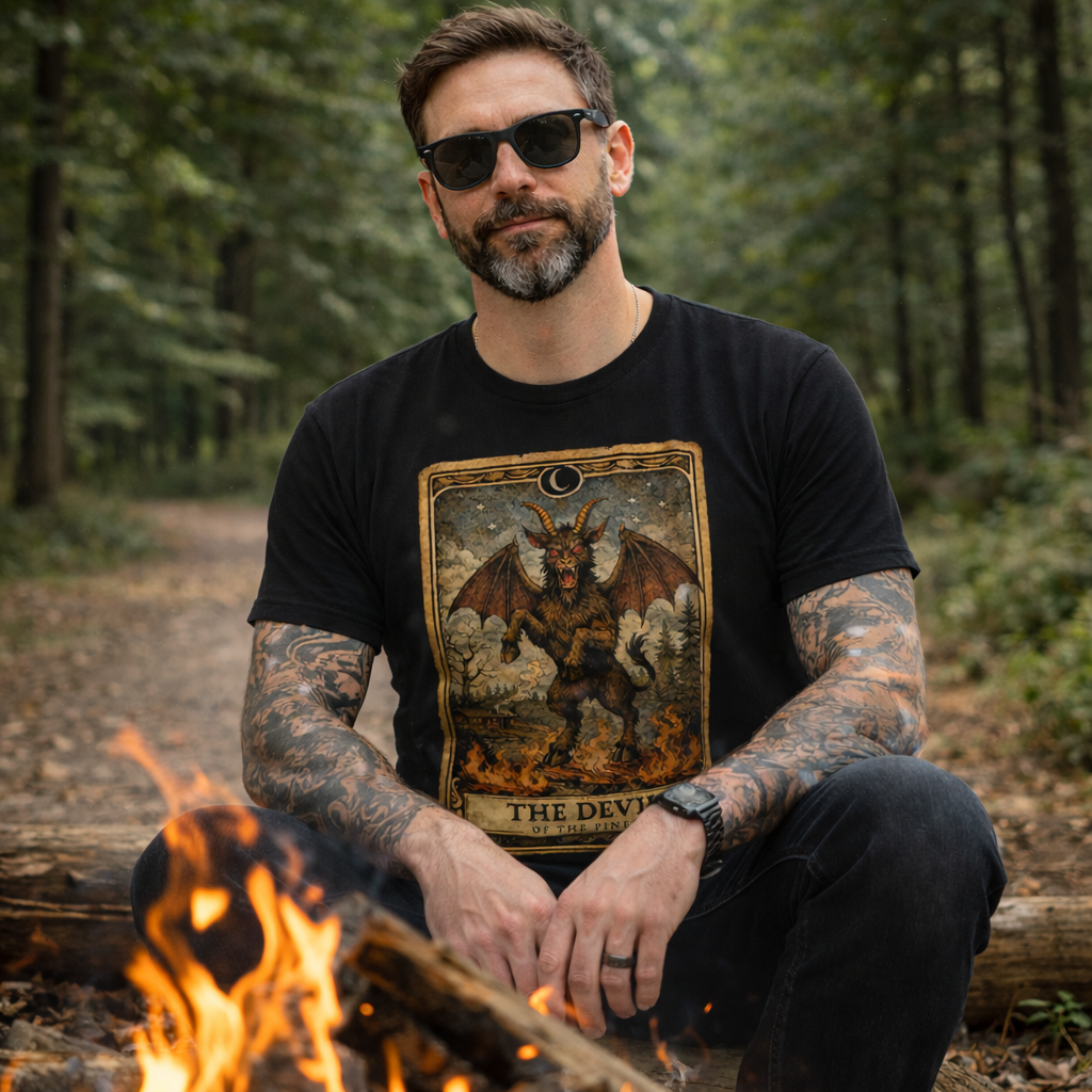 The Jersey Devil Tarot Card T-Shirt - True Jersey
