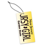 Jersey Girl License Plate Air Freshener - True Jersey